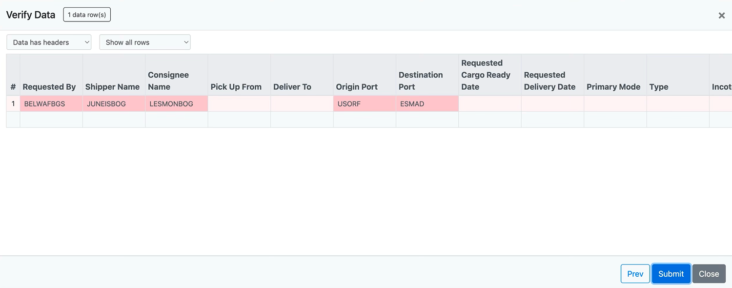 4. Reviewing the imported bookings